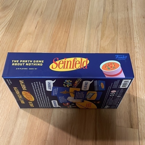 NEW Funko Seinfeld The Party Game About Nothing Trivia Blue Boxed - Picture 7 of 9